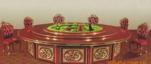 定制加工音樂噴泉電動餐桌 融合科技與自然的創(chuàng)意設計